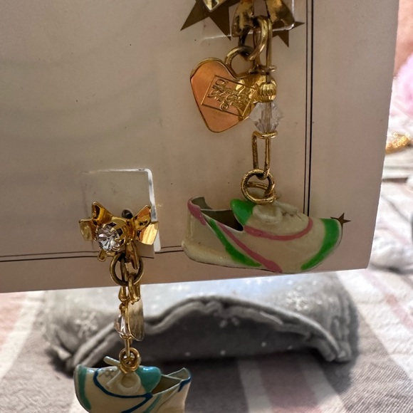 Sneaker Snack earrings by lunch at the Ritz. - Picture 6 of 6